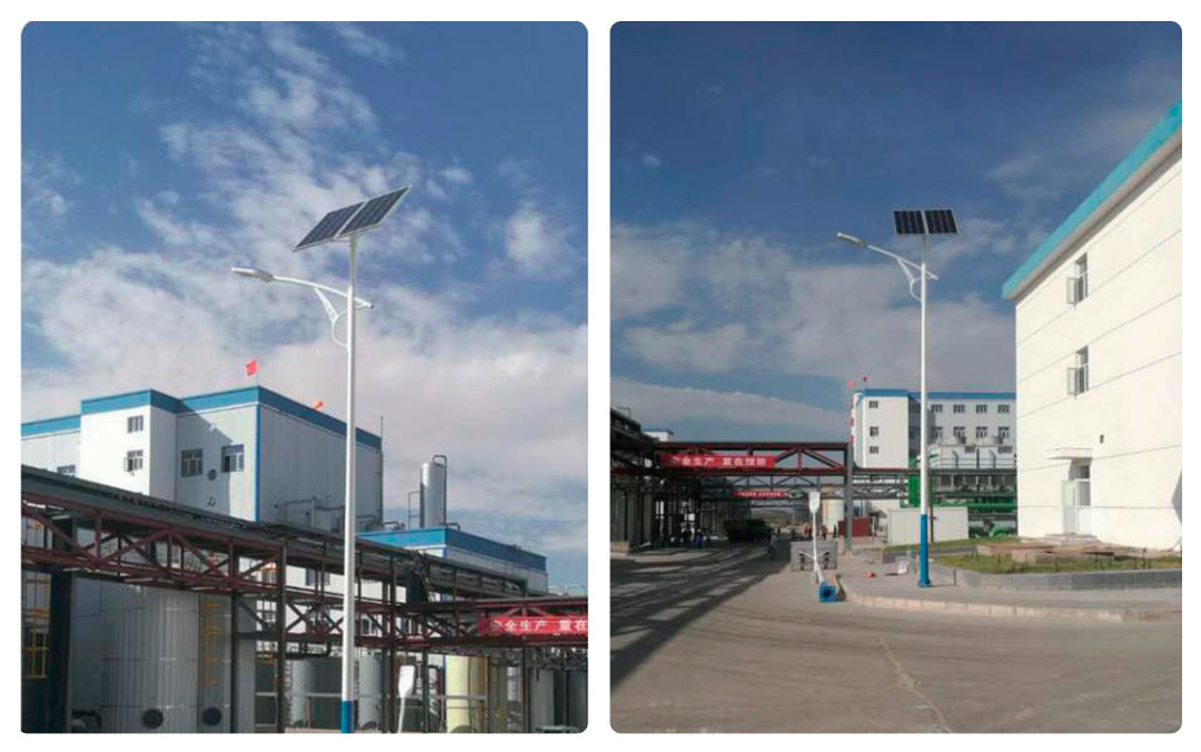 Application of solar street lamps in energy saving