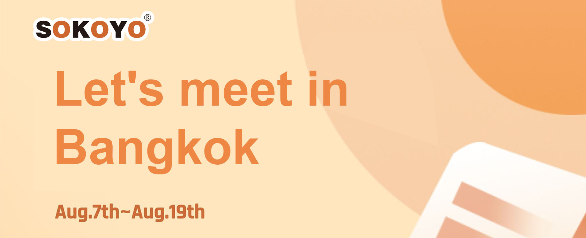 Let's meet in Bangkok