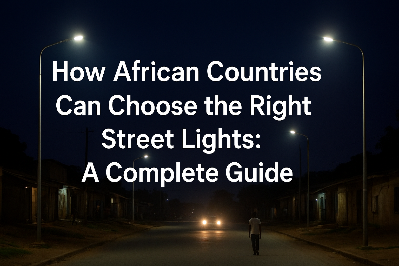 How African Countries Can Choose the Right Street Lights?